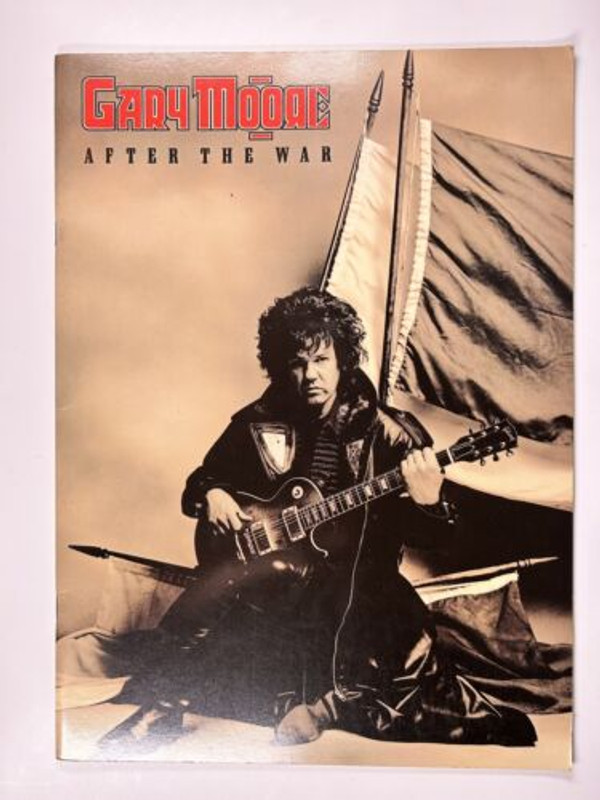 Gary Moore Thin Lizzy Programme Original Vintage After The War World Tour 1989 Front