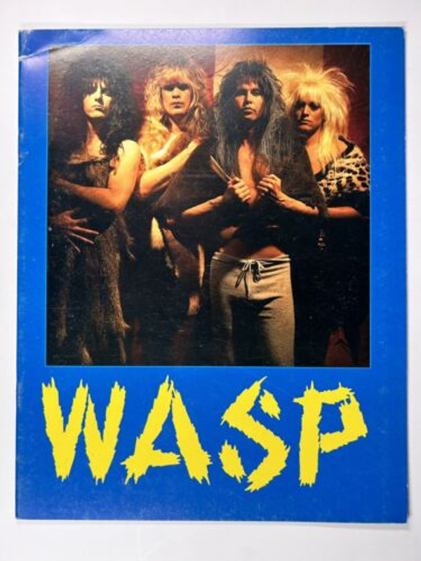WASP Blackie Lawless Programme Original Inside The Electric Circus Tour 1986 Front