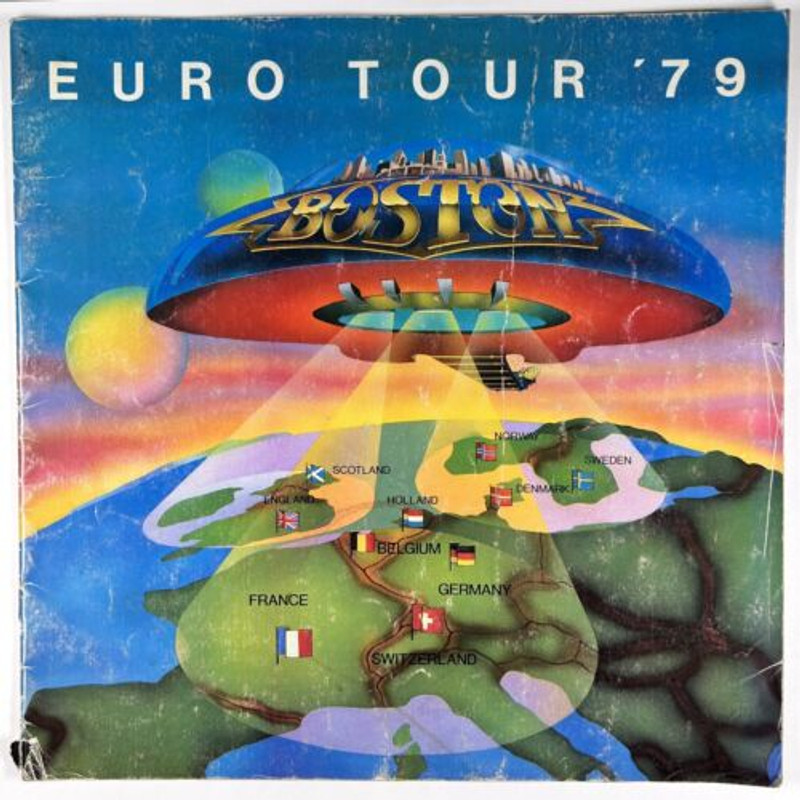 Boston Tom Scholz Programme Original Vintage Don't Look Back European Tour 1979 Front