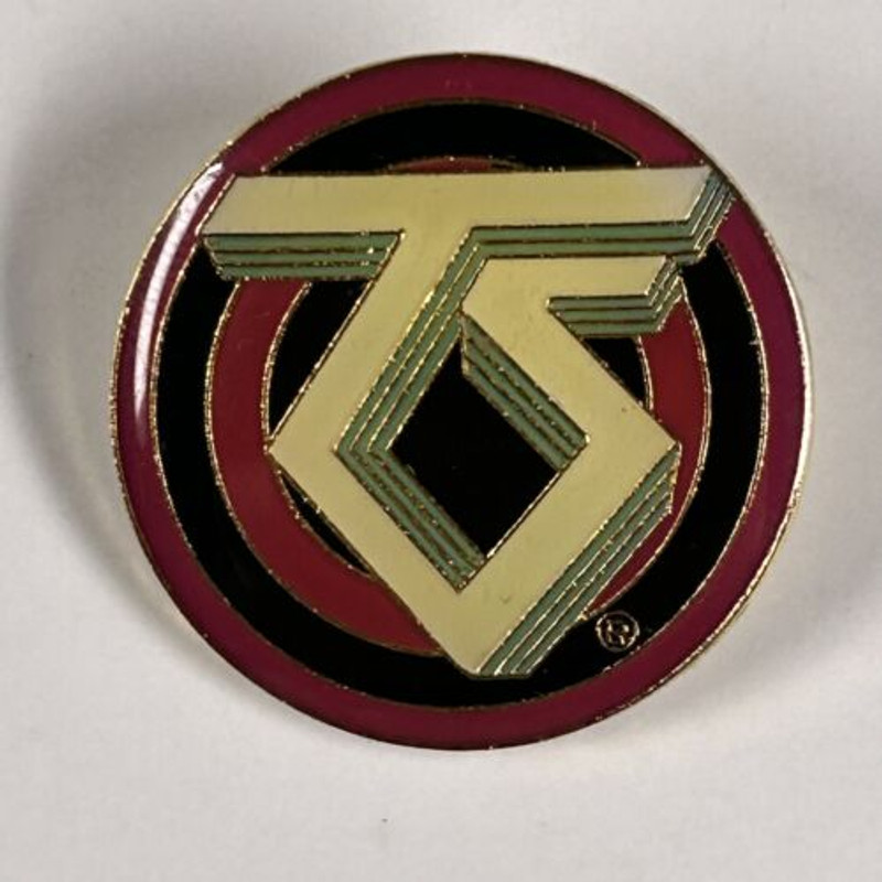 Twisted Sister Badge Pin Original Vintage You Cant Stop Rock N Roll Tour 1983 front
