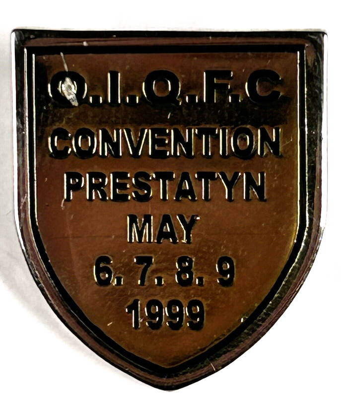 Queen Freddie Mercury Badge Pin Official International Convention Fanclub 1993