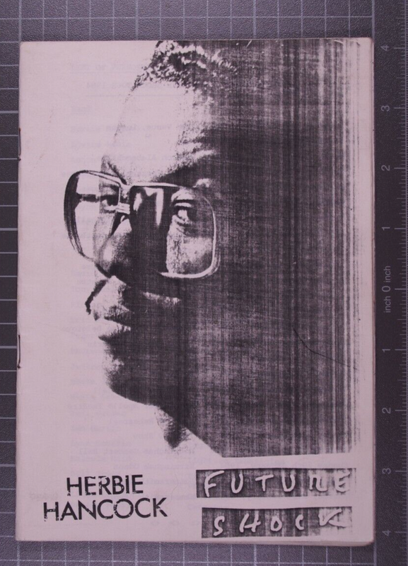 Herbie Hancock Miles Davies Quintet Itinerary Original Future Shock Tour 1984 Front