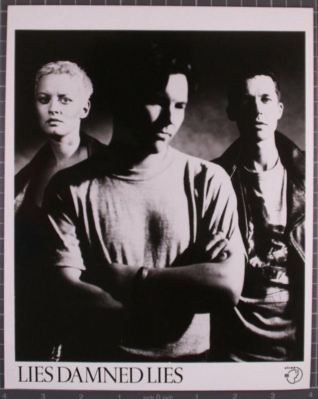 Lies Damned Lies Steve Butler Photograph Original Siren Promo Circa Early 1990 front