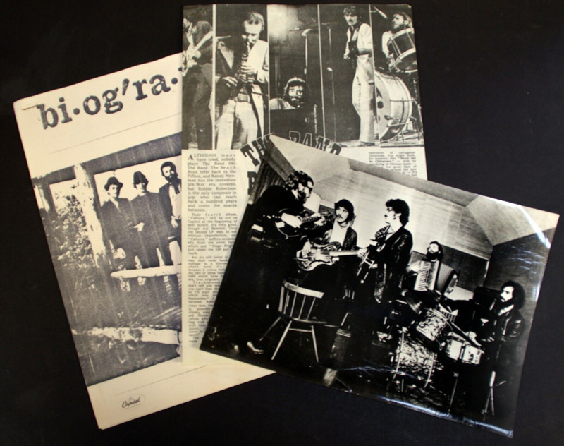 Bob Dylan The Band Orig Vintage Press Release Capitol Records Promo June 1968 All Items