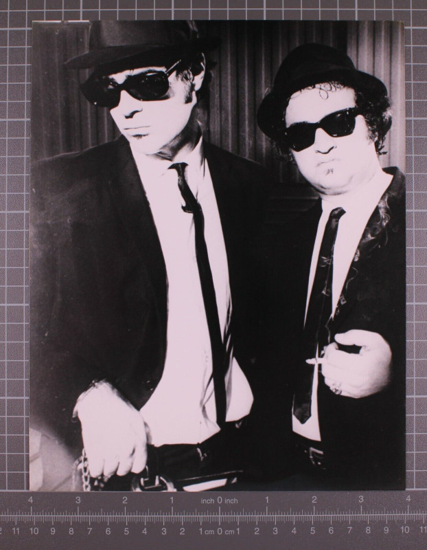 Blue Brothers Photograph Original Black And White Promotion Circa Late 1970s Front