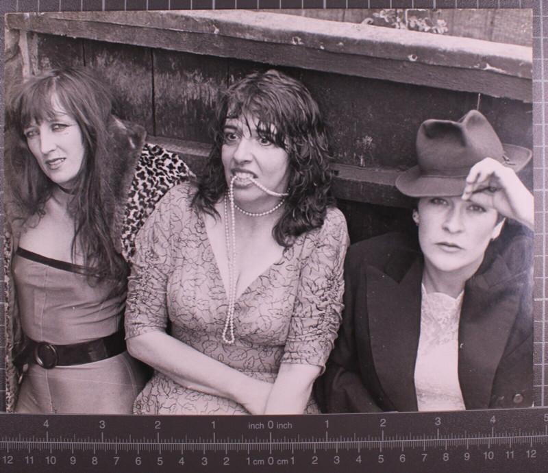 Sadista Sisters Jude Alderson Photo 9.5" x 7" B/W Original Promo Circa 1976 front