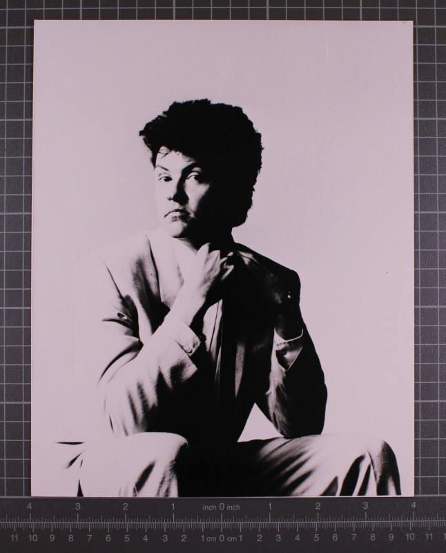 Paul Young Photograph Original Black And White Promotion Circa Early 1980's front