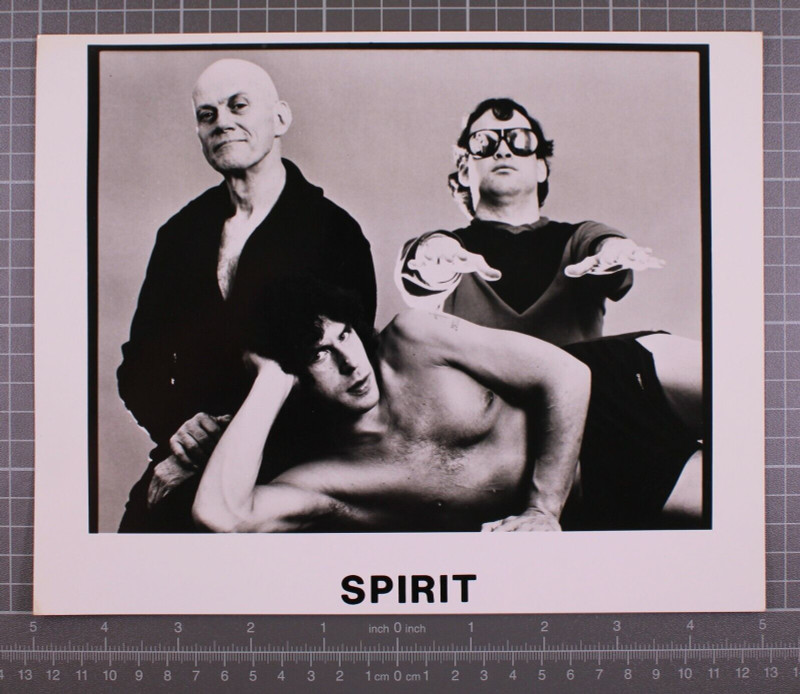 Spirit Band Photograph Orig Vintage Black And White Promotion Circa Mid 1980's Front