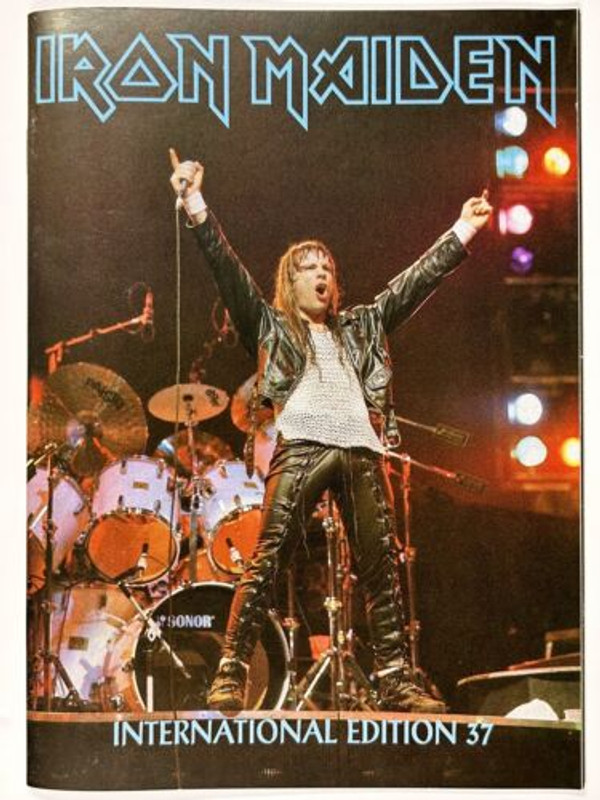 Iron Maiden Bruce Dickinson Fan Club Magazine Official International Ed. 37 1992 front