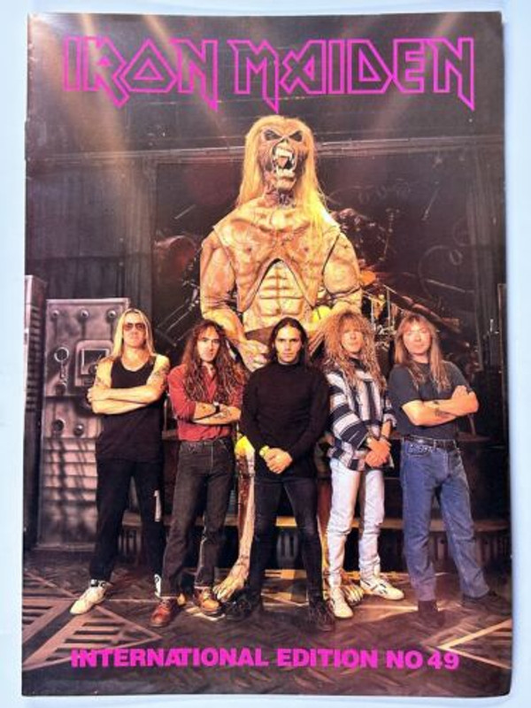 Iron Maiden Blaze Bayley Fan Club Magazine Official International Ed. 49 1996 front