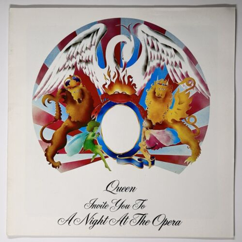 Queen Freddie Mercury Programme Vintage A Night at The Opera US Version 1976 Front