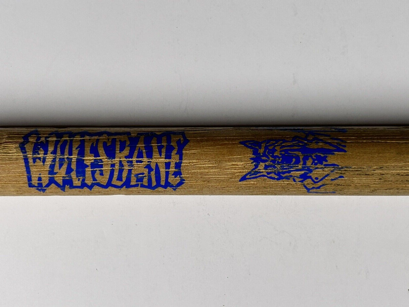 Iron Maiden Wolfsbane Stick Used Supporting IM on Intercity Express Tour 1990 artwork