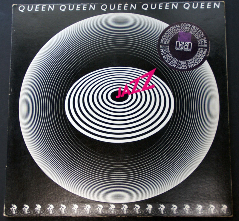 Queen Freddie Mercury Jazz Promo LP US Vinyl + Poster + Picture Sleeve 1978 Front