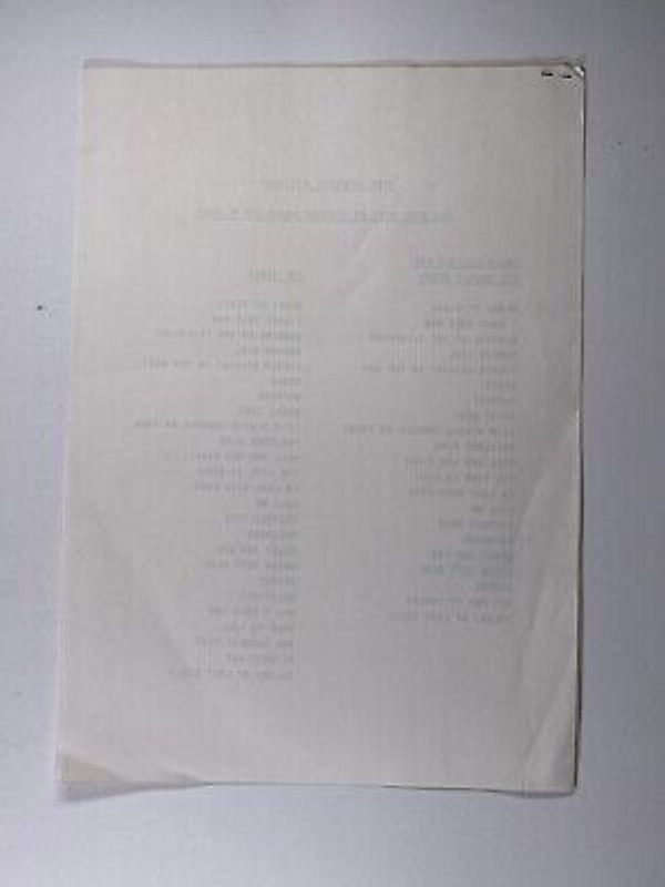 Deborah Harry And Blondie Press Release back