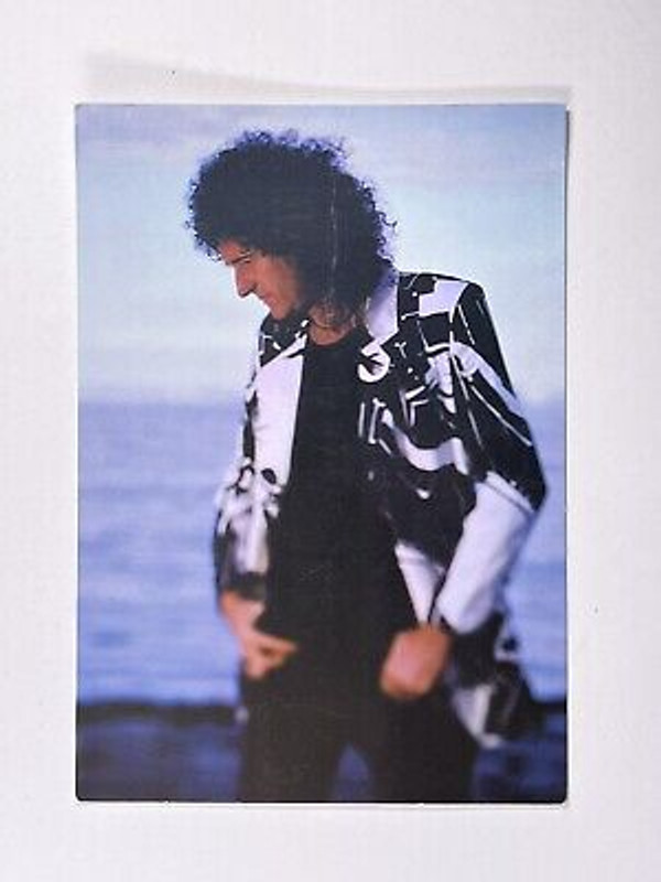 Queen Brian May Postcard Flyer front