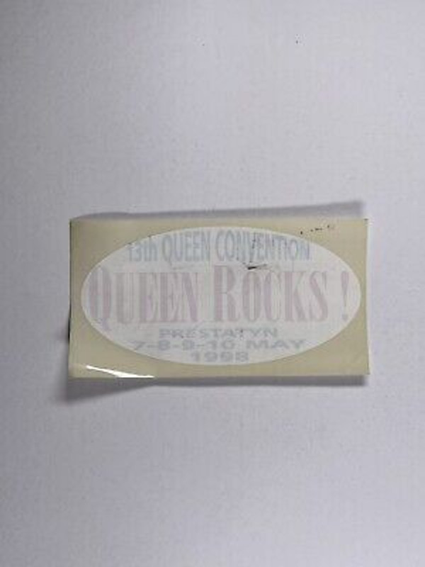 Queen Freddie Mercury Car Sticker front