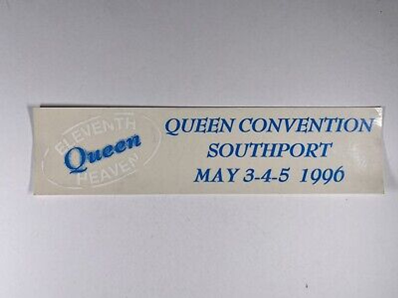 Queen Freddie Mercury Car Sticker front