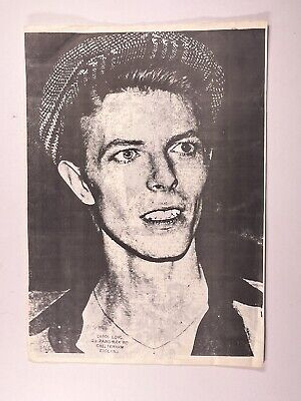 David Bowie Queen Bitch Magazine Rare Ziggy Stardust Circa Early 1970s Front