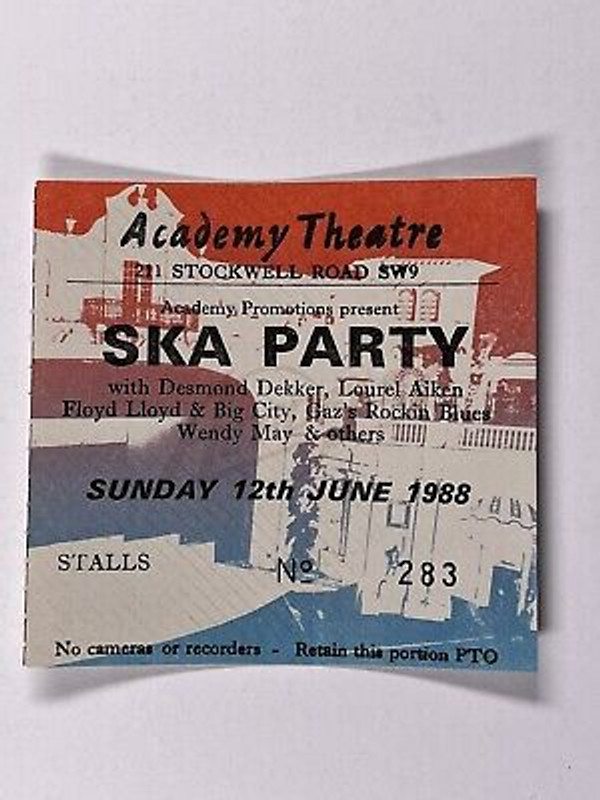 Generation Terrorists Ticket Manic Street Preachers The Marquee Club London 1993 Front