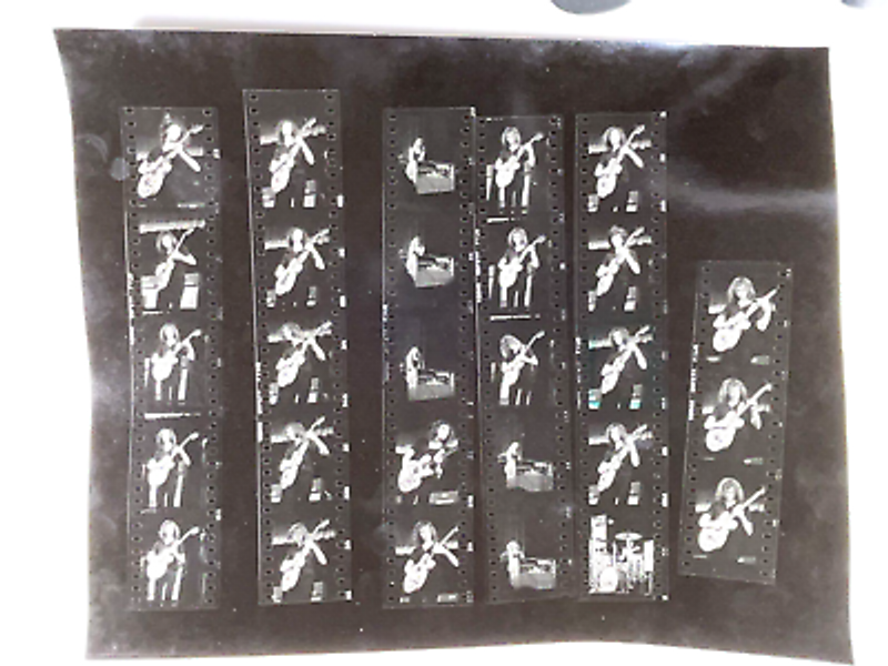 Deep Purple Photo Contact Sheet Blackmore Rare Unseen Stamped circa 1969 #1