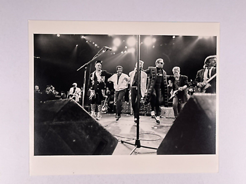 The Princes Trust Concert Photo Ringo Starr Boy George Elton John Original 1987 Front