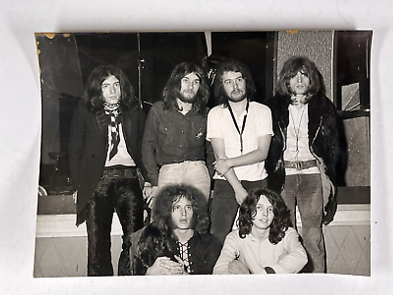 Warm Dust David Pepper Photo Original Black And White Press Promotion 1970s