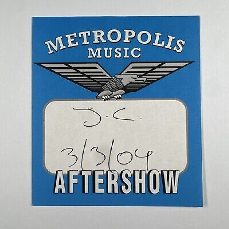 Jamie Cullum Aftershow Pass Original Colston Hall Bristol March 3rd 2004 Front