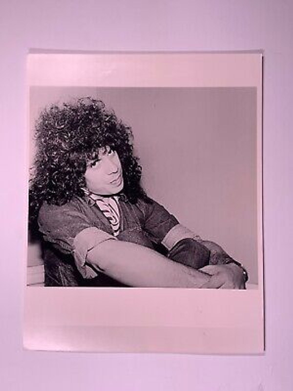 Frankie Banali Photo Original Black And White Press Promotion Quiet Riot 1984