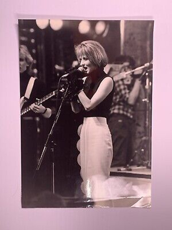 Cyndi Lauper Photo Original Black And White Press Promotion 1980's