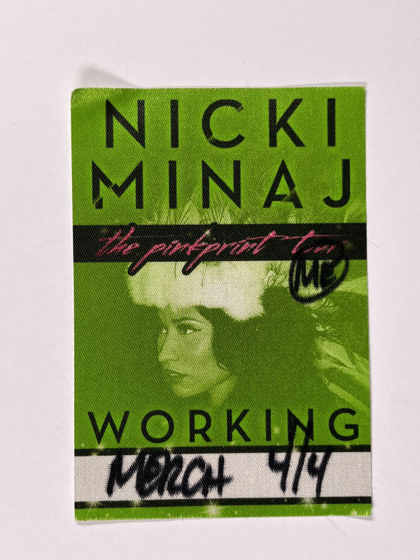 Nicki Minaj Pass Original The Pinkprint Tour Working Personnel 2015