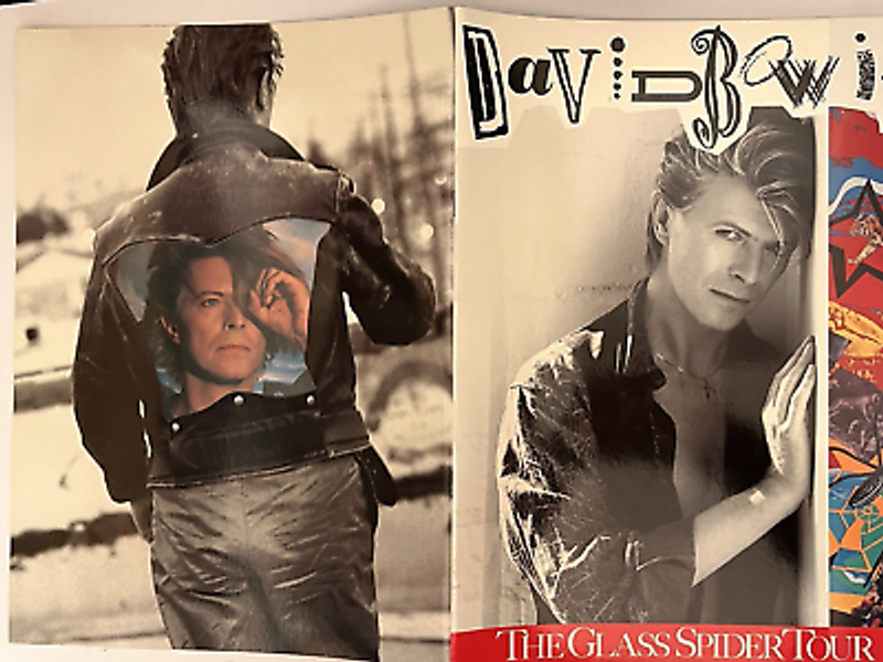 David Bowie Programme Original The Glass Spider Tour Souvenir 1987 Spine