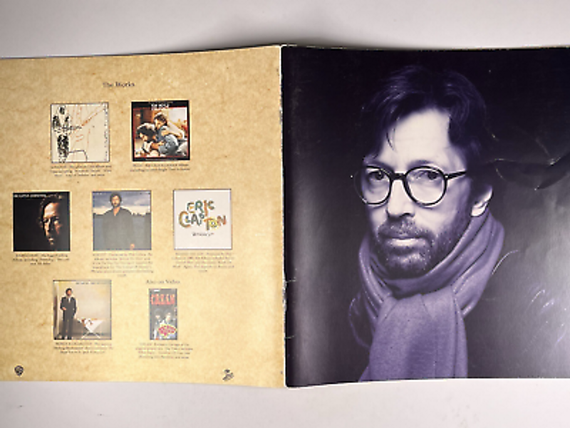 Eric Clapton Programme Original Official UK Tour Concert Souvenir 1992 Spine