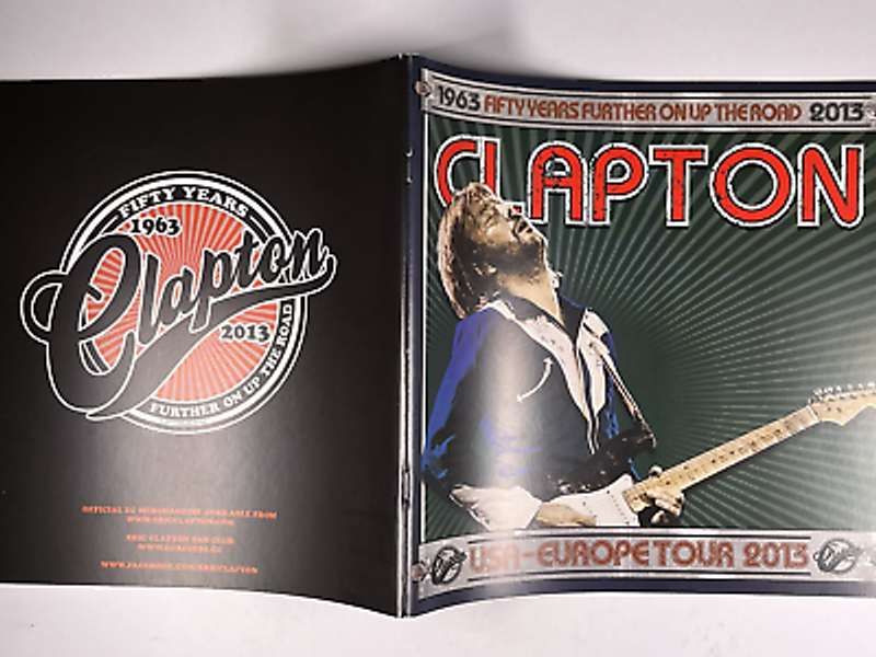 Eric Clapton Programme Original USA European Tour Official Souvenir 2013 Spine