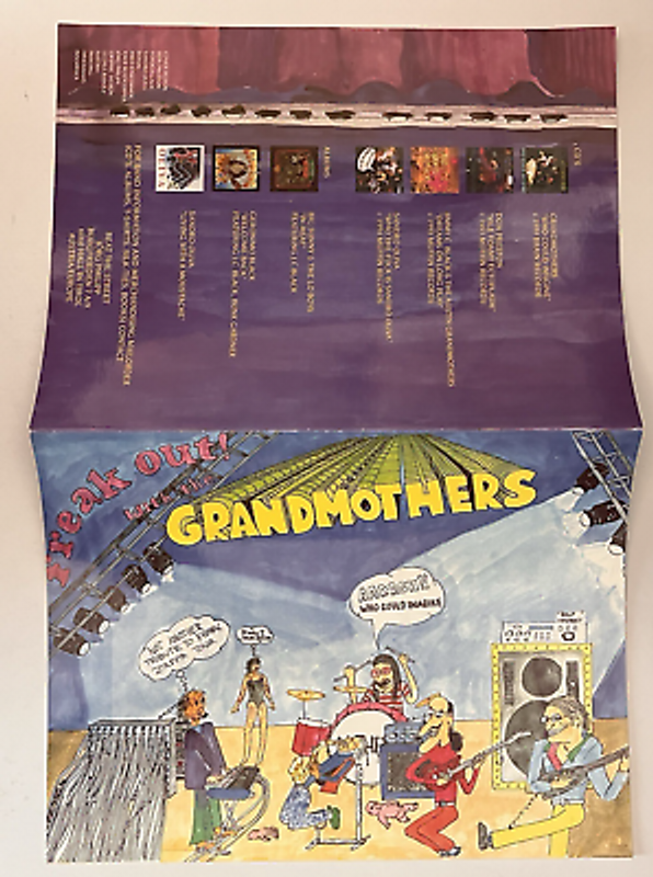 The Grandmothers Signed Programme Don Preston Bunk Gardner Original Circa 1990s Spine