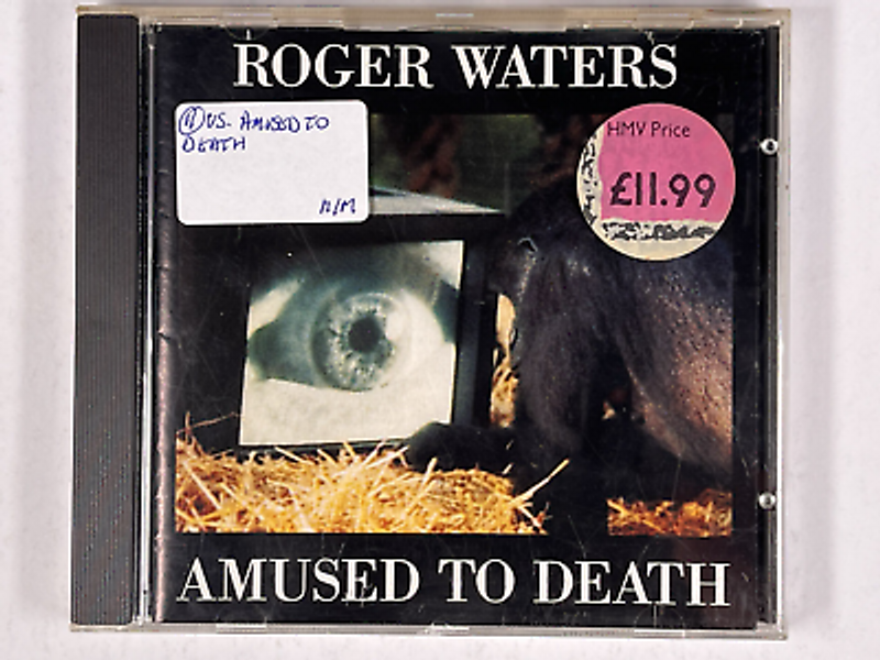 Roger Waters Cd Amused To Death Original Pink Floyd Columbia 1992 Front
