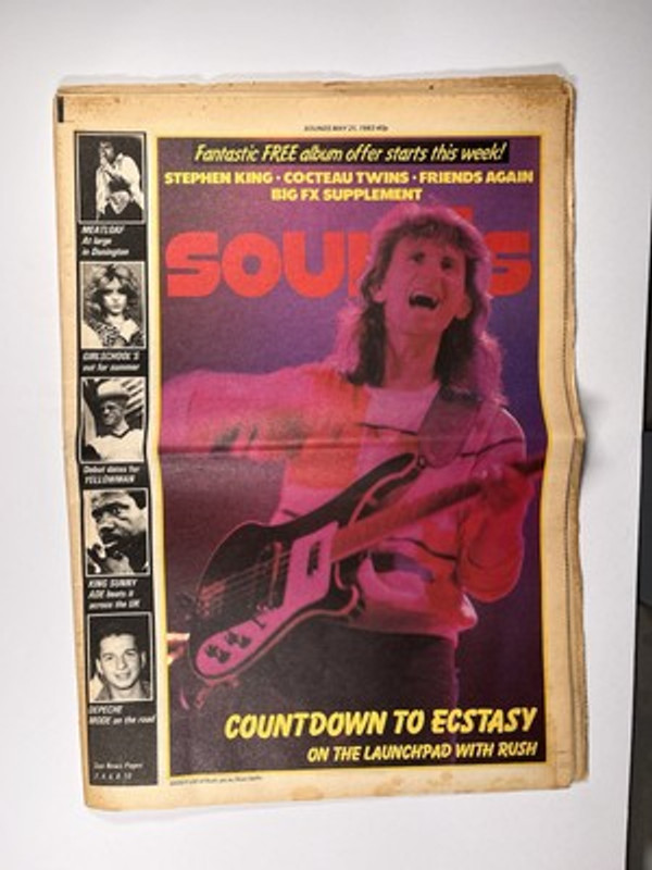 Stephen King Sounds Newspaper Original Cocteau Twins May 21st 1983
