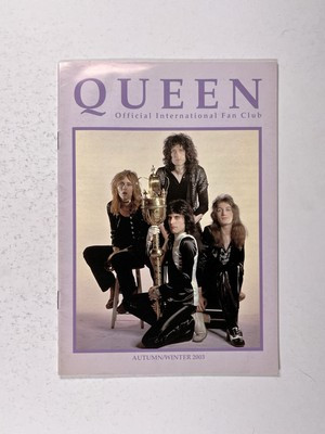 Queen Freddie Mercury Fan club Magazine Original Autumn/Winter 2003 Front