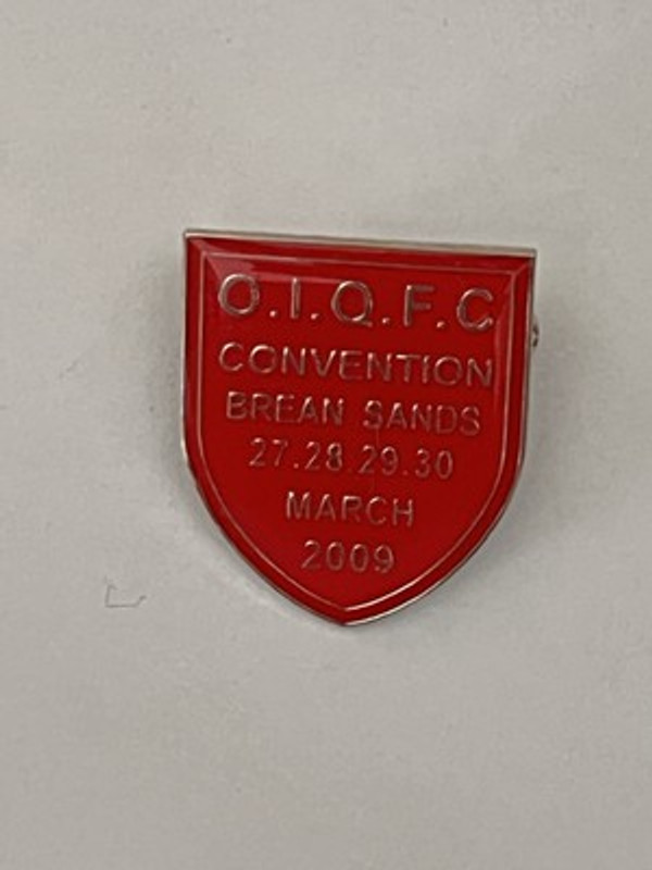 Queen Official International Fan Club Convention Badge Original March 2009