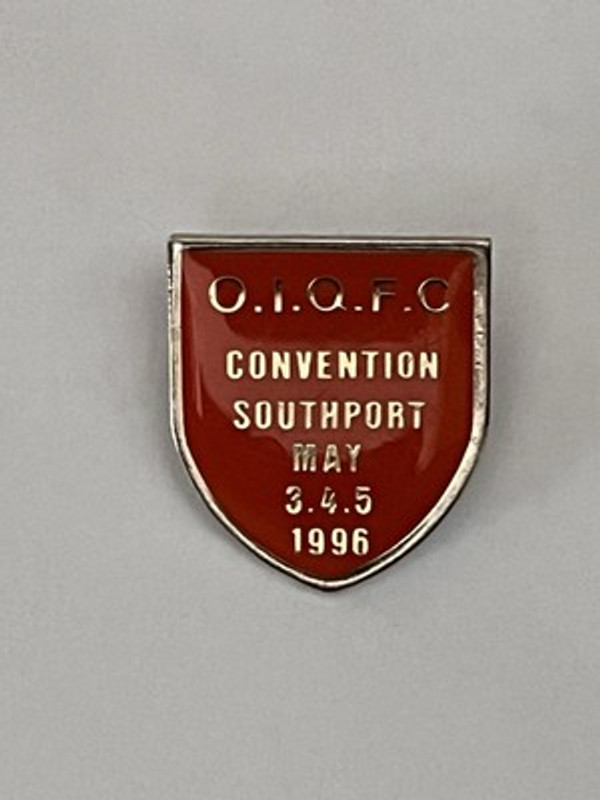 Queen Official International Fan Club Convention Badge Original May 1996