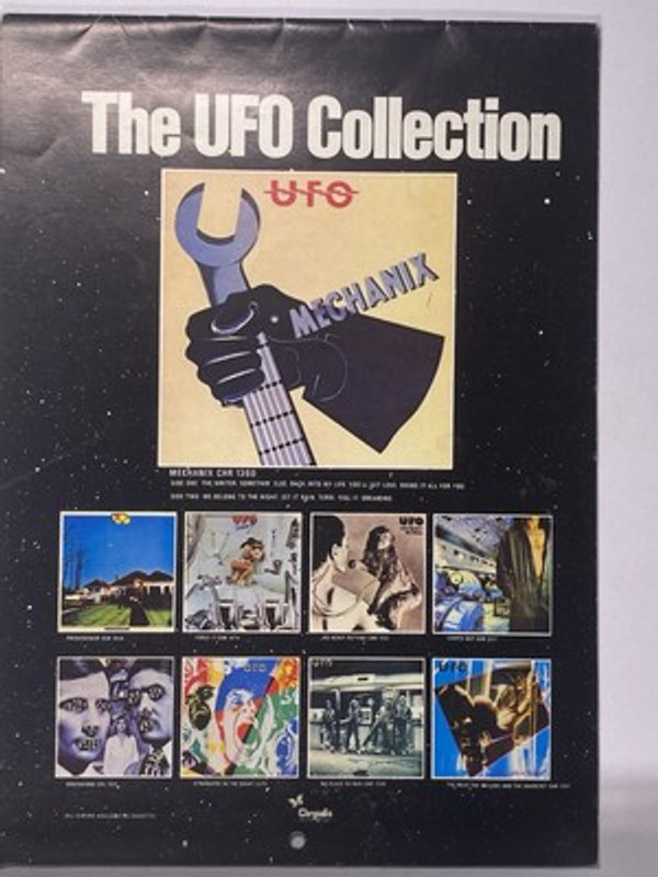 UFO Mechanix Programme Original Concert Souvenir UK Tour 1982 Front