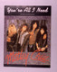 Motley Crue Sheet Music You're All I Need 1987 front