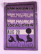 Van Halen Pass Ticket Original Used Van Halen III World Tour Hartford USA 1998 Front