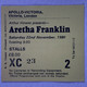 Aretha Franklin Ticket Original  Apollo-Victoria Theatre London 1980 #1 front