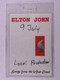 Elton John Pass Ticket Original Songs From The West Coast Tour Liverpool 2002 front