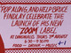 Simple Minds Ticket Invite Zoom Label Launch Party Dingwalls London 1977 detail
