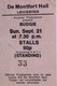 Budgie Ticket Original Vintage Bandolier Tour De Montfort Hall Leicester 1975 front zoomed