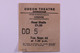 Caravan Ticket Original Vintage Odeon Theatre Birmingham 1978 front