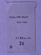 Thin Lizzy Ticket Stub Original Vintage Jailbreak Tour Manchester March 1976 front