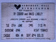 Ry Cooder And David Lindley Ticket Original Birmingham 1995 front