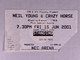 Neil Young And Crazy Horse Ticket Original Eurotour Birmingham 2001 Front
